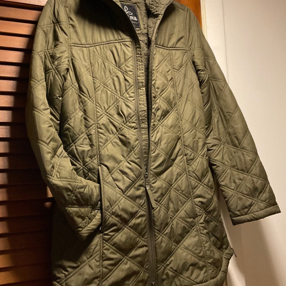 Prana hooded fleece lined Jacket